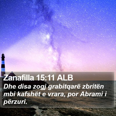 Zanafilla 15:11 ALB Bible Verse Image
