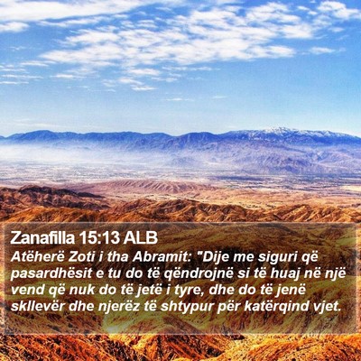 Zanafilla 15:13 ALB Bible Verse Image