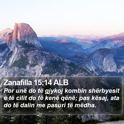 Zanafilla 15:14 ALB Bible Verse Image