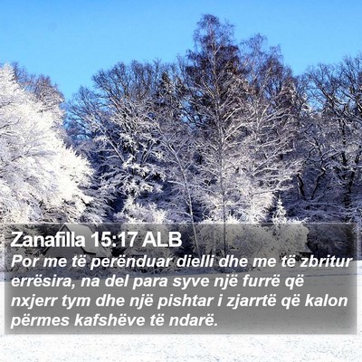 Zanafilla 15:17 ALB Bible Verse Image