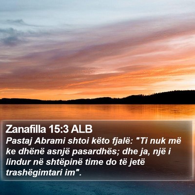 Zanafilla 15:3 ALB Bible Verse Image