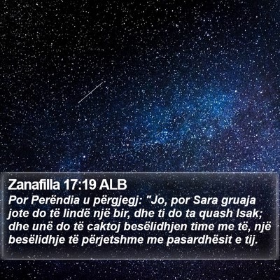 Zanafilla 17:19 ALB Bible Verse Image