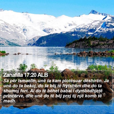Zanafilla 17:20 ALB Bible Verse Image