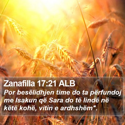 Zanafilla 17:21 ALB Bible Verse Image
