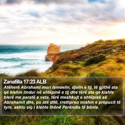 Zanafilla 17:23 ALB Bible Verse Image