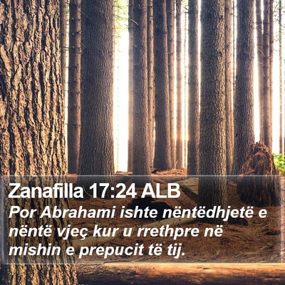 Zanafilla 17:24 ALB Bible Verse Image