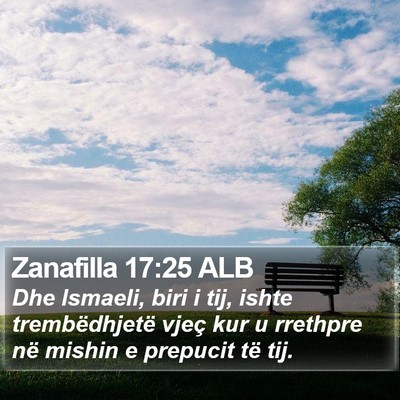 Zanafilla 17:25 ALB Bible Verse Image
