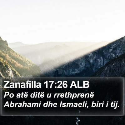 Zanafilla 17:26 ALB Bible Verse Image