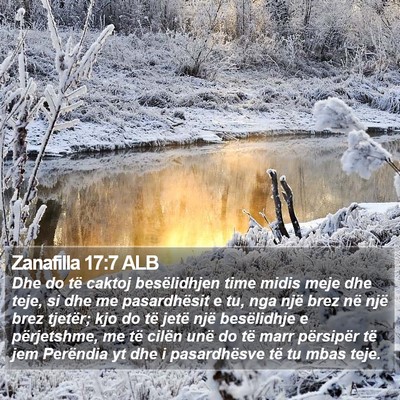 Zanafilla 17:7 ALB Bible Verse Image
