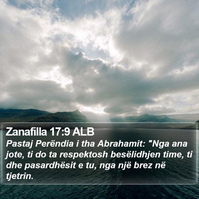 Zanafilla 17:9 ALB Bible Verse Image