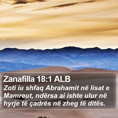 Zanafilla 18:1 ALB Bible Verse Image
