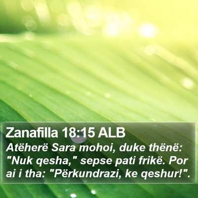 Zanafilla 18:15 ALB Bible Verse Image