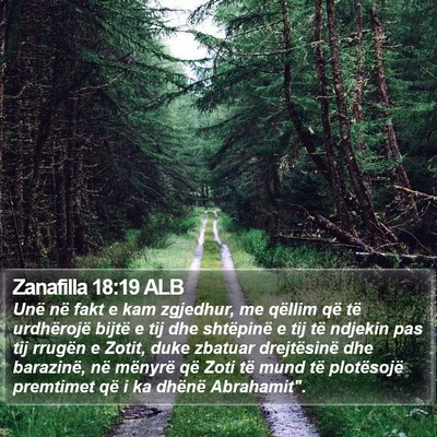Zanafilla 18:19 ALB Bible Verse Image