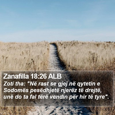 Zanafilla 18:26 ALB Bible Verse Image