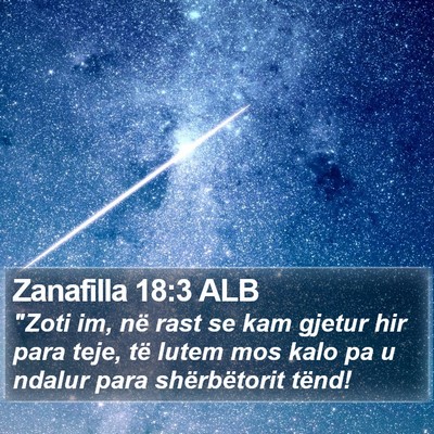 Zanafilla 18:3 ALB Bible Verse Image