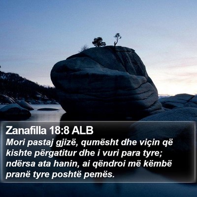 Zanafilla 18:8 ALB Bible Verse Image