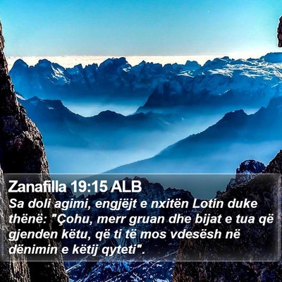 Zanafilla 19:15 ALB Bible Verse Image