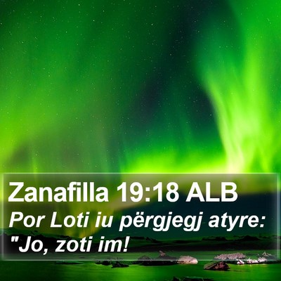 Zanafilla 19:18 ALB Bible Verse Image