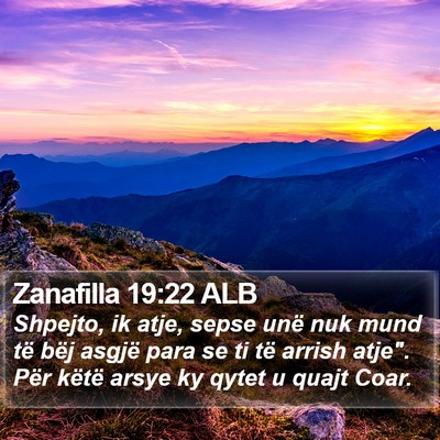 Zanafilla 19:22 ALB Bible Verse Image