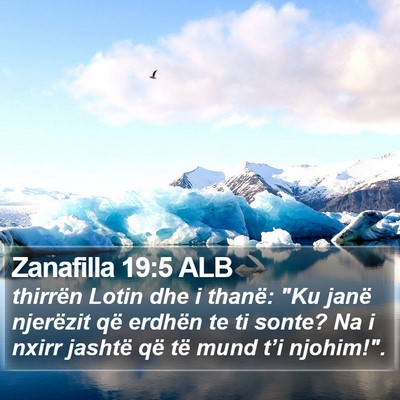 Zanafilla 19:5 ALB Bible Verse Image