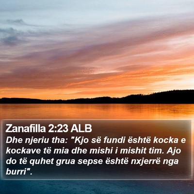 Zanafilla 2:23 ALB Bible Verse Image