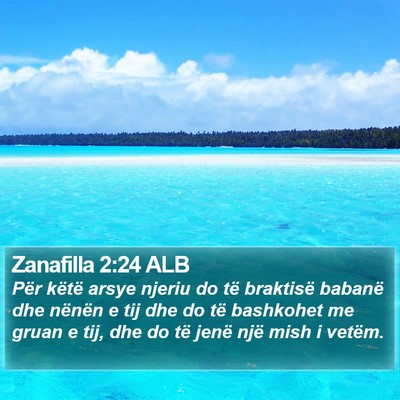 Zanafilla 2:24 ALB Bible Verse Image