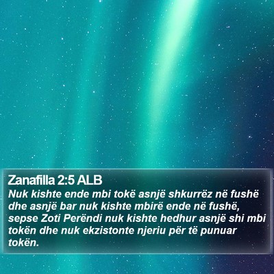 Zanafilla 2:5 ALB Bible Verse Image