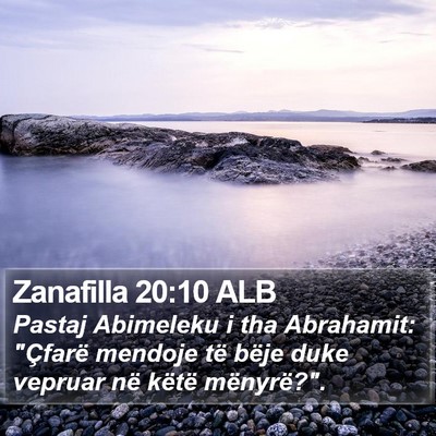 Zanafilla 20:10 ALB Bible Verse Image