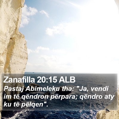 Zanafilla 20:15 ALB Bible Verse Image