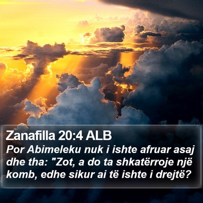Zanafilla 20:4 ALB Bible Verse Image