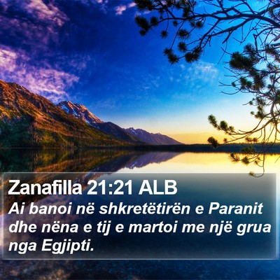 Zanafilla 21:21 ALB Bible Verse Image