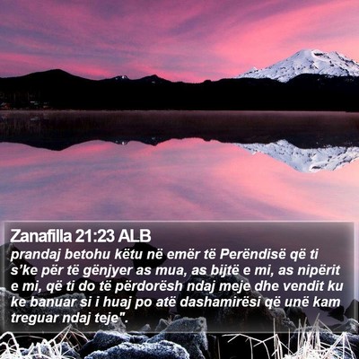 Zanafilla 21:23 ALB Bible Verse Image