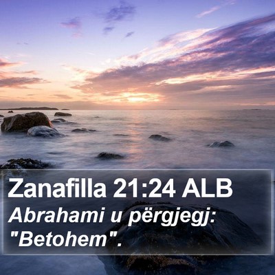 Zanafilla 21:24 ALB Bible Verse Image