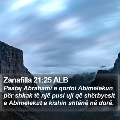 Zanafilla 21:25 ALB Bible Verse Image