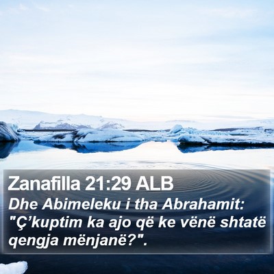 Zanafilla 21:29 ALB Bible Verse Image
