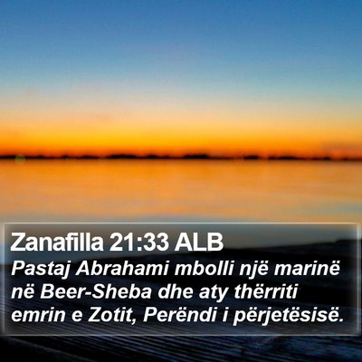Zanafilla 21:33 ALB Bible Verse Image