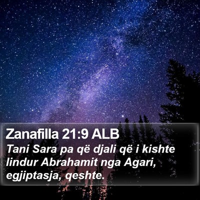 Zanafilla 21:9 ALB Bible Verse Image