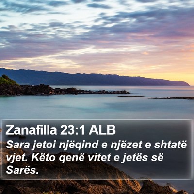 Zanafilla 23:1 ALB Bible Verse Image