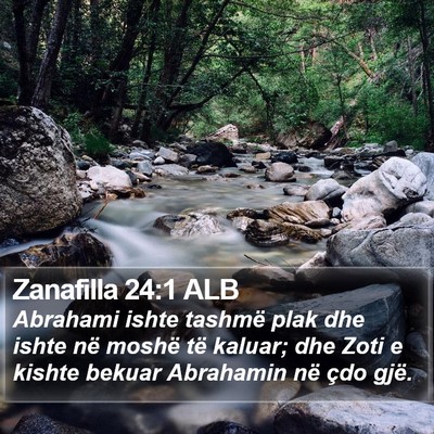 Zanafilla 24:1 ALB Bible Verse Image