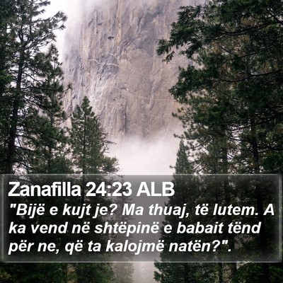 Zanafilla 24:23 ALB Bible Verse Image