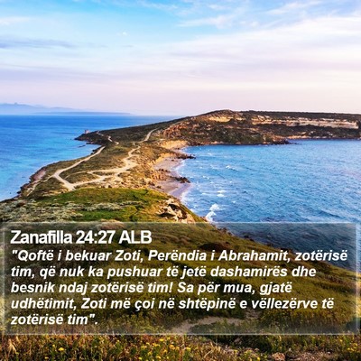 Zanafilla 24:27 ALB Bible Verse Image