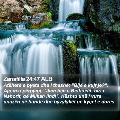 Zanafilla 24:47 ALB Bible Verse Image