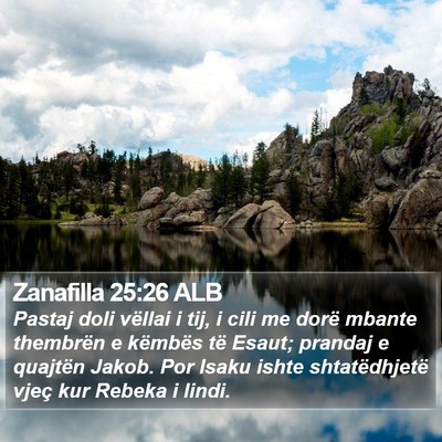 Zanafilla 25:26 ALB Bible Verse Image