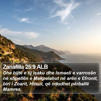 Zanafilla 25:9 ALB Bible Verse Image