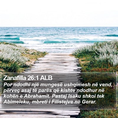 Zanafilla 26:1 ALB Bible Verse Image