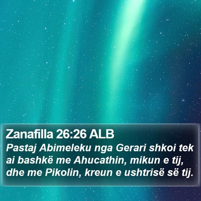 Zanafilla 26:26 ALB Bible Verse Image