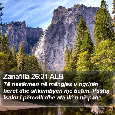 Zanafilla 26:31 ALB Bible Verse Image