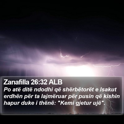 Zanafilla 26:32 ALB Bible Verse Image
