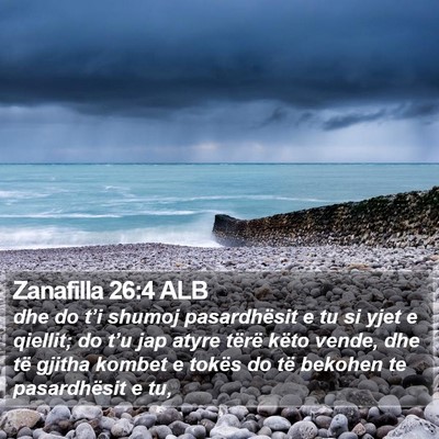 Zanafilla 26:4 ALB Bible Verse Image