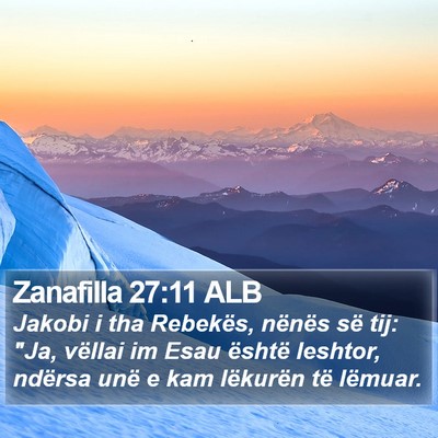 Zanafilla 27:11 ALB Bible Verse Image